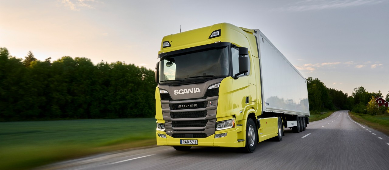 Scania 420 R Truck on road