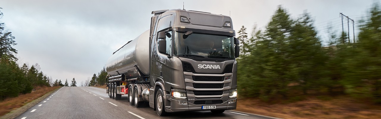 Jazdené nákladné vozidlá Scania